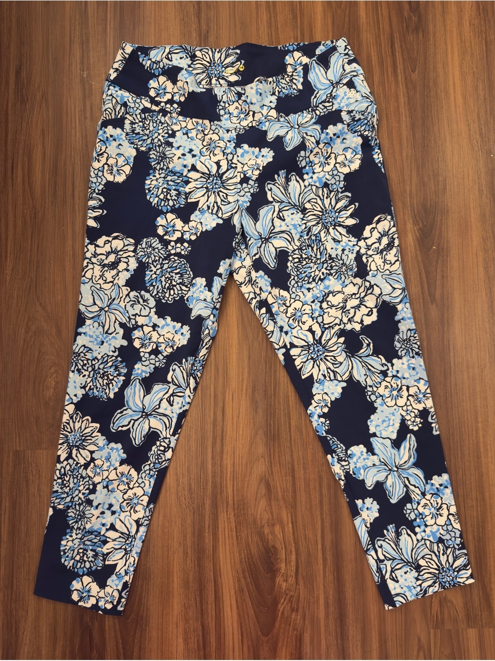 Lilly Pulitzer Corso Pants in Low Tide Navy Bouquet